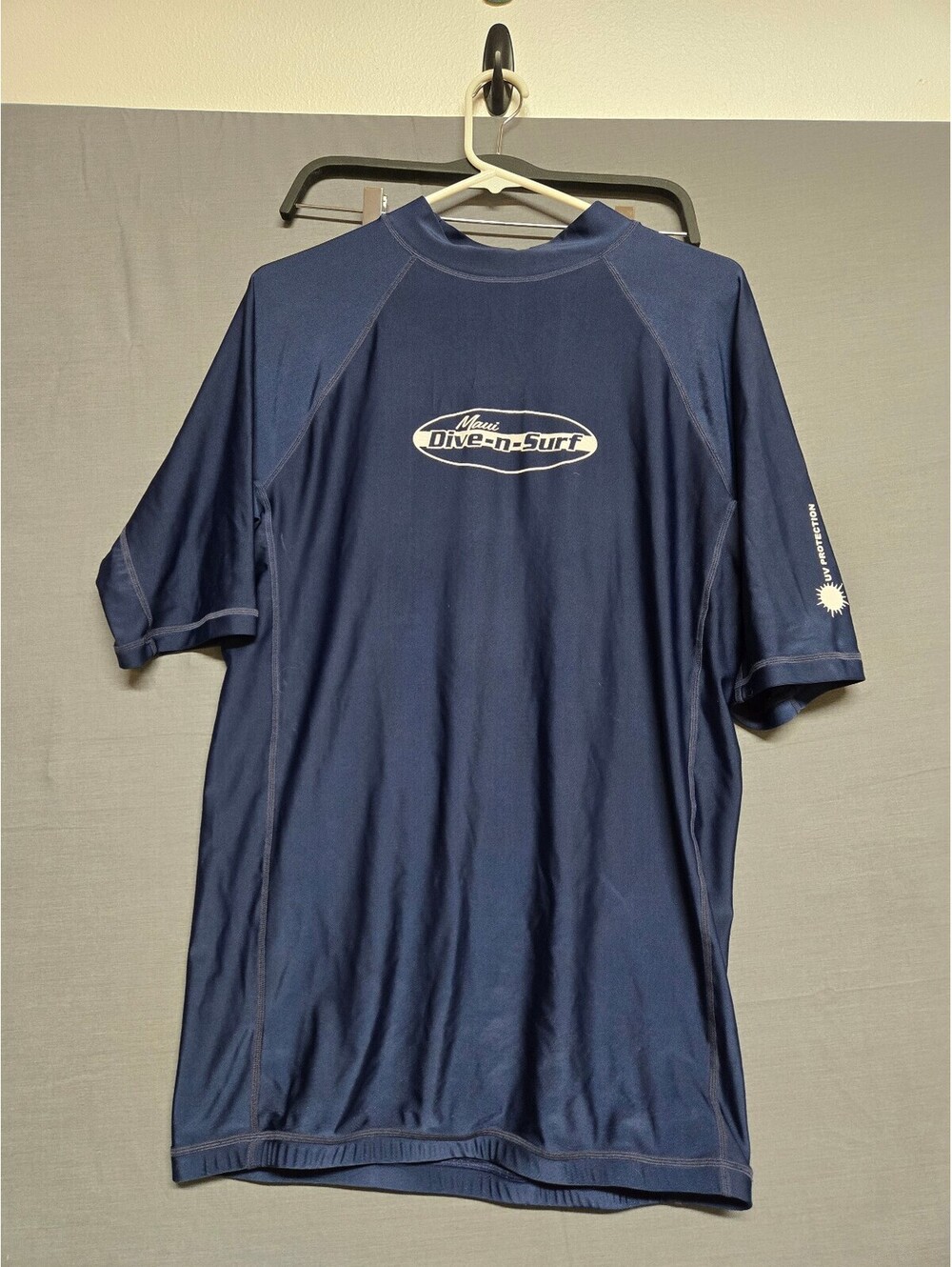 Maui Dive-n-Surf Navy Blue UV Protection Rash Guard Shirt